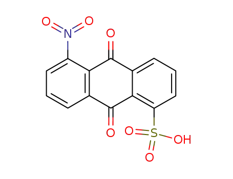 Molecular Structure of 82-50-8 (1-Nitroanthraquinone-5-sulfonic acid sodium salt)