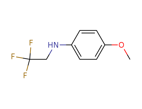 Benzenamine, 4-methoxy-N-(2,2,2-trifluoroethyl)-