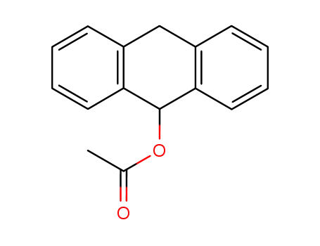 Molecular Structure of 18370-16-6 (9,10-dihydroanthracen-9-yl acetate)