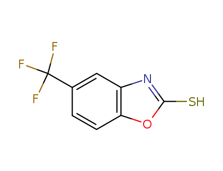 13451-80-4,5-(Trifluoromethyl)-2(3H)-benzoxazolethione,5-Trifluoromethyl-2-mercaptobenzoxazole;2-BENZOXAZOLINETHIONE,5-(TRIFLUOROMETHYL);5-(trifluoromethyl)-3H-benzooxazole-2-thione;2-mercapto-5-trifluoromethylbenzoxazole;5-trifluoromethyl-benzooxazole-2-thiol;