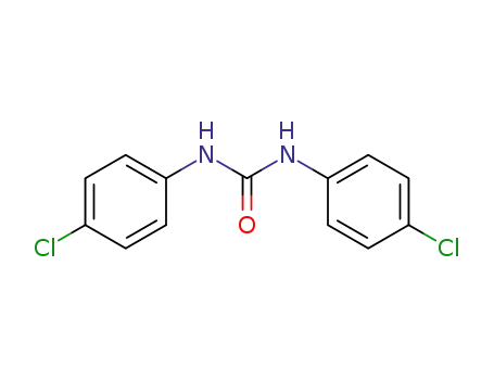 Molecular Structure of 1219-99-4 (N,N'-BIS(P-CHLOROPHENYL)UREA)