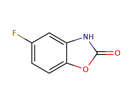 Molecular Structure of 13451-79-1 (5-FLUORO-1,3-BENZOXAZOL-2(3H)-ONE)