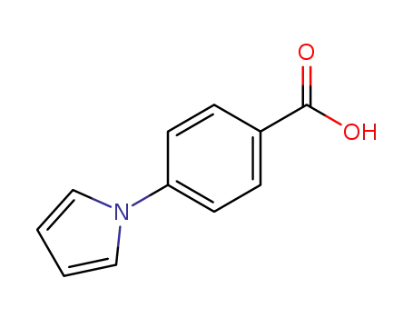 Molecular Structure of 22106-33-8 (4-(1H-PYRROL-1-YL)BENZOIC ACID)
