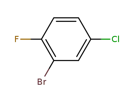 Molecular Structure of 1996-30-1 (2-Bromo-4-chloro-1-fluorobenzene)