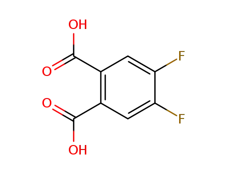 Molecular Structure of 18959-31-4 (4,5-Difluorophthalic acid)