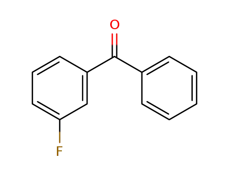 Molecular Structure of 345-69-7 (3-FLUOROBENZOPHENONE)