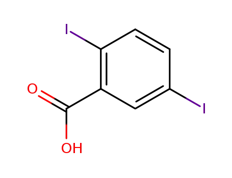 Molecular Structure of 14192-12-2 (2,5-DIIODOBENZOIC ACID)