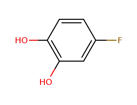 Molecular Structure of 367-32-8 (4-Fluorocatechol)