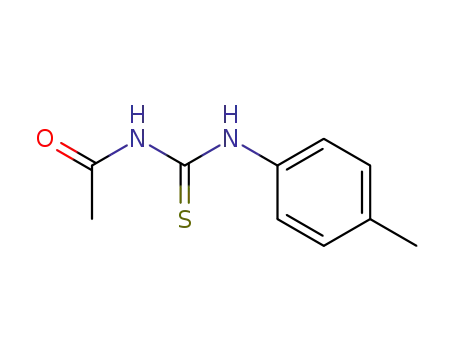 Molecular Structure of 14185-56-9 (Acetamide, N-[[(4-methylphenyl)amino]thioxomethyl]-)