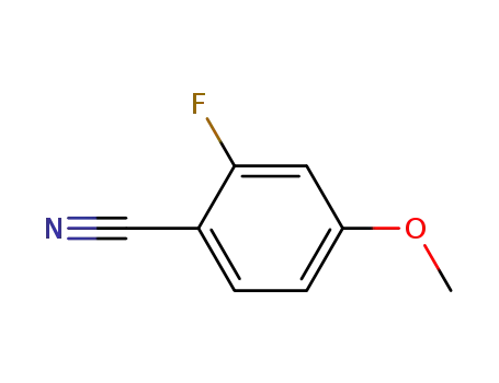 Molecular Structure of 94610-82-9 (2-Fluoro-4-methoxybenzonitrile)