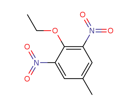 Molecular Structure of 60546-37-4 (Benzene, 2-ethoxy-5-methyl-1,3-dinitro-)