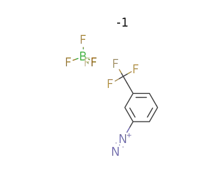 Molecular Structure of 454-87-5 (Benzenediazonium, 3-(trifluoromethyl)-, tetrafluoroborate(1-))