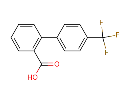 Molecular Structure of 84392-17-6 (4-(Trifluoromethyl)-2'-biphenylcarboxylic acid)