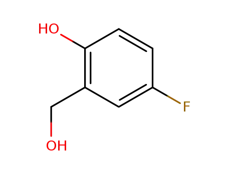 Molecular Structure of 2357-33-7 (Benzenemethanol, 5-fluoro-2-hydroxy-)