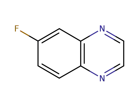 Molecular Structure of 1644-14-0 (6-Fluoroquinoxaline)