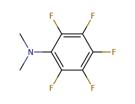 1801-14-5,N,N-Dimethyl-2,3,4,5,6-pentafluoroaniline,Benzenamine,2,3,4,5,6-pentafluoro-N,N-dimethyl;N,N-Dimethyl-2,3,4,5,6-pentafluoroaniline;pentafluorophenyl-dimethylamine;N,N-dimethyl-pentafluoro-aniline;