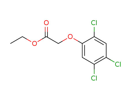Molecular Structure of 1928-39-8 (ethyl 2,4,5-trichlorophenoxyacetate)