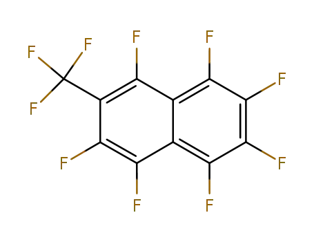 Molecular Structure of 737-21-3 (Naphthalene, 1,2,3,4,5,6,8-heptafluoro-7-(trifluoromethyl)-)