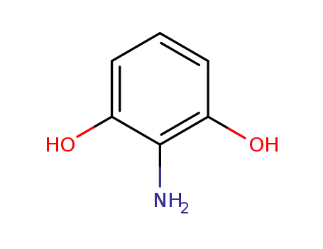 Molecular Structure of 3163-15-3 (2-Amino-1,3-benzenediol)