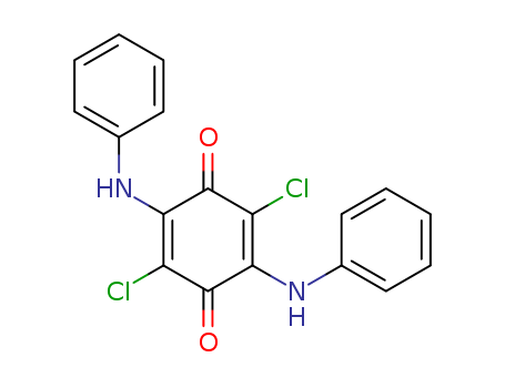 2,5-Cyclohexadiene-1,4-dione,2,5-dichloro-3,6-bis(phenylamino)- cas  5030-67-1