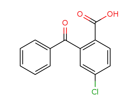 Molecular Structure of 33184-56-4 (2-Benzoyl-4-chlorobenzoic acid)
