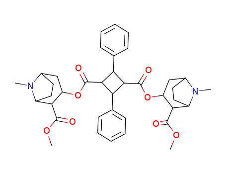 bis[(1R,2R,3S,5S)-2-methoxycarbonyl-8-methyl-8-azabicyclo[3.2.1]octan-3-yl]2,4-di(phenyl)cyclobutane-1,3-dicarboxylate