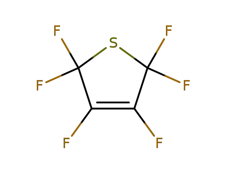 Molecular Structure of 380-40-5 (Thiophene, 2,2,3,4,5,5-hexafluoro-2,5-dihydro-)