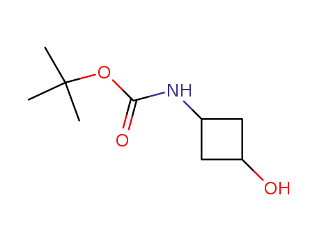 Molecular Structure of 154748-63-7 (Carbamic acid, (3-hydroxycyclobutyl)-, 1,1-dimethylethyl ester (9CI))