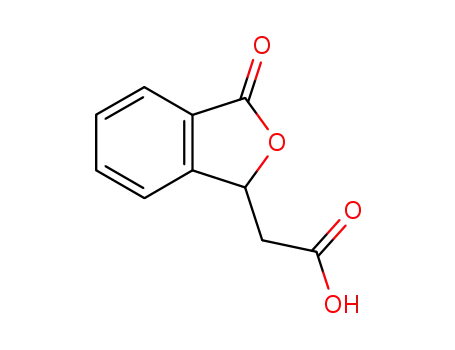 Molecular Structure of 4743-58-2 (PHTHALIDE-3-ACETIC ACID)