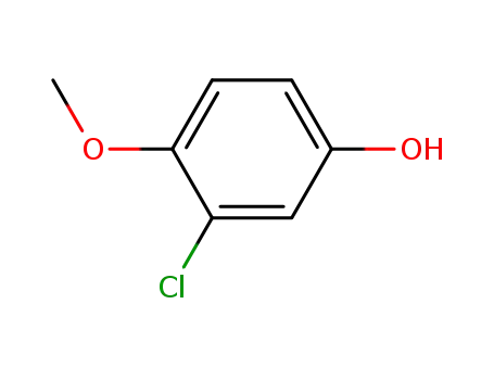 Molecular Structure of 18093-12-4 (3-chloro-4-Methoxyphenol)