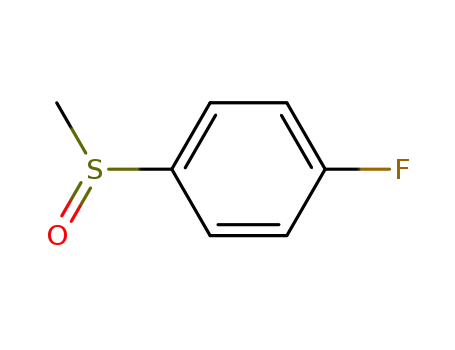 Molecular Structure of 658-14-0 (1-Fluoro-4-(methylsulfinyl)benzene)