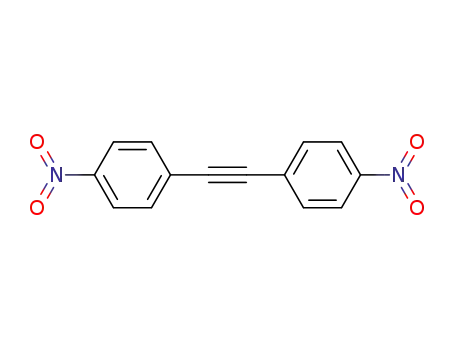 Molecular Structure of 2735-14-0 (Benzene, 1,1'-(1,2-ethynediyl)bis[4-nitro-)