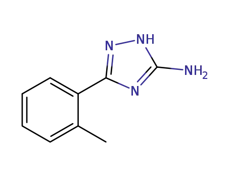 Molecular Structure of 59301-23-4 (5-(2-Methylphenyl)-4H-1,2,4-triazol-3-amine)