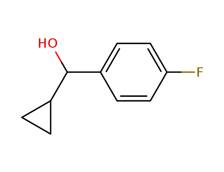 Molecular Structure of 827-88-3 (ALPHA-CYCLOPROPYL-4-FLUOROBENZYL ALCOHOL)