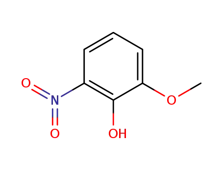 Molecular Structure of 15969-08-1 (2-METHOXY-6-NITROPHENOL)