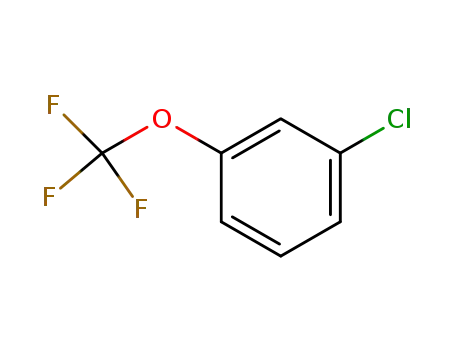 Molecular Structure of 772-49-6 (3-(Trifluoromethoxy)chlorobenzene)