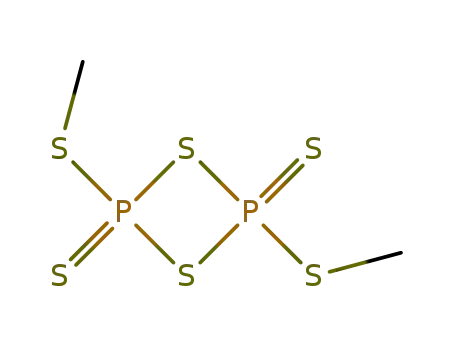 Molecular Structure of 82737-61-9 (2,4-BIS(METHYLTHIO)-1,3,2,4-DITHIADIPHOSPHETANE-2,4-DISULFIDE)