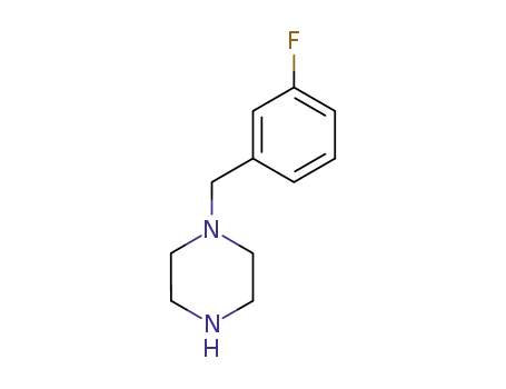 Molecular Structure of 55513-19-4 (1-(3-Fluorobenzyl)piperazine)
