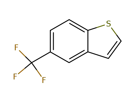 Molecular Structure of 132896-18-5 (5-Trifluoromethylbenzo[b]thiophene)