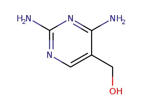 Molecular Structure of 42310-45-2 (2,4-Diamino-5-pyrimidinemethanol)