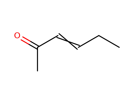 Molecular Structure of 763-93-9 (3-Hexen-2-one)