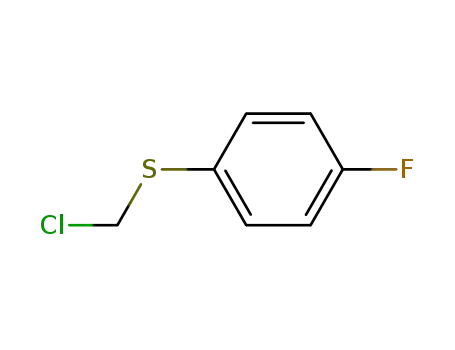 Molecular Structure of 459-27-8 (Benzene, 1-[(chloromethyl)thio]-4-fluoro-)