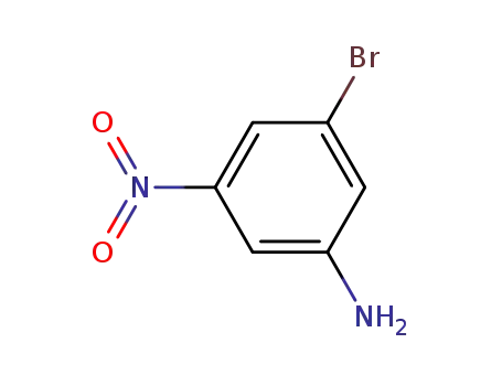 Molecular Structure of 55215-57-1 (3-Bromo-5-nitroaniline)