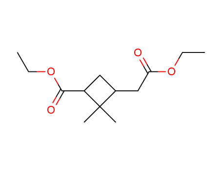 Cyclobutaneacetic acid,3-(ethoxycarbonyl)-2,2-dimethyl-, ethyl ester cas  28664-03-1