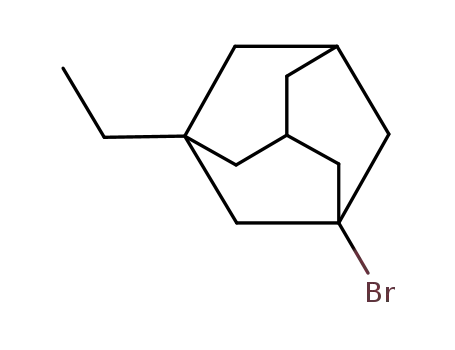 Molecular Structure of 878-61-5 (1-BROMO-3-ETHYLADAMANTANE)