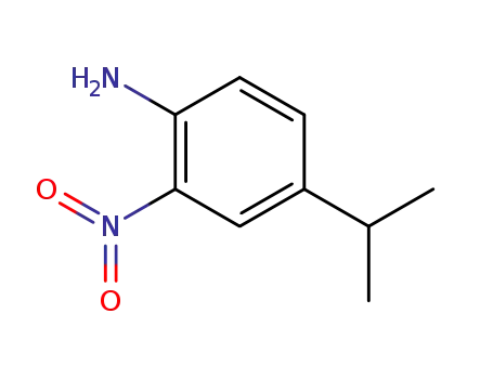 Molecular Structure of 63649-64-9 (4-ISOPROPYL-2-NITROANILINE)