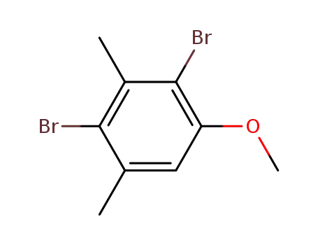 Molecular Structure of 83385-81-3 (2,4-DIBROMO-1-METHOXY-3,5-DIMETHYLBENZENE)
