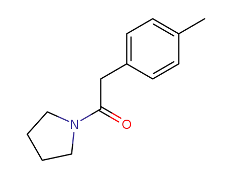 Molecular Structure of 512787-27-8 (1-(pyrrolidin-1-yl)-2-p-tolylethanone)