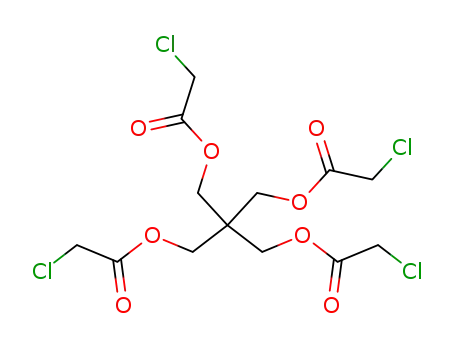 Molecular Structure of 866-94-4 (Acetic acid, chloro-, 2,2-bis[[(chloroacetyl)oxy]methyl]-1,3-propanediyl
ester)