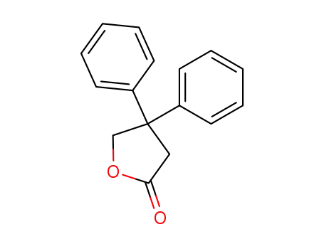 Molecular Structure of 67390-35-6 (2(3H)-Furanone, dihydro-4,4-diphenyl-)